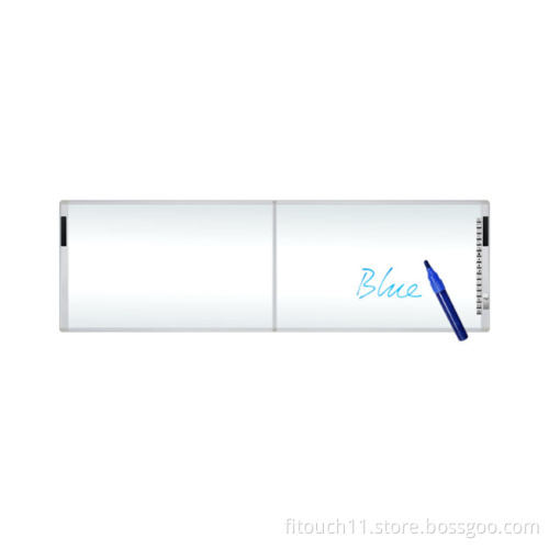Multiuser 100 inch dual writing interactive whiteboard all-in-one touch screen